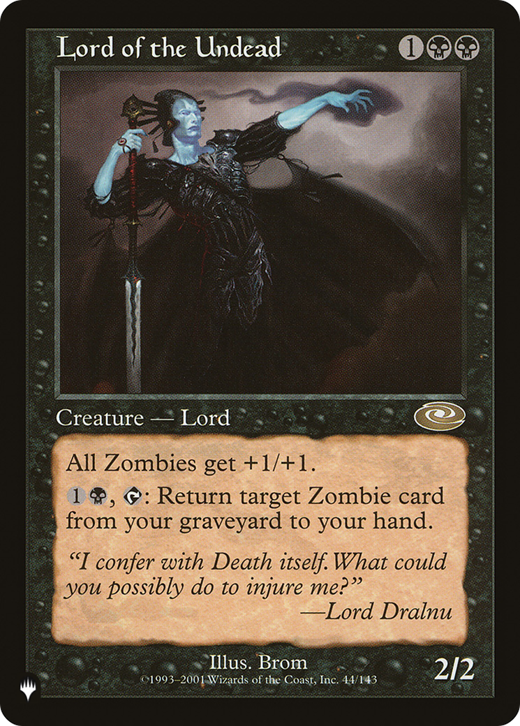 Lord of the Undead (LIST-44/143) - The List