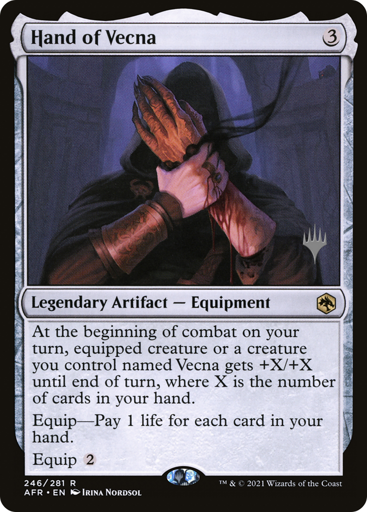 Hand of Vecna (PPAFR-246) - Adventures in the Forgotten Realms Promos