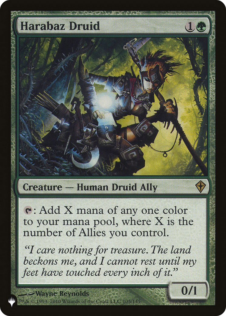 Harabaz Druid (LIST-105/145) - The List