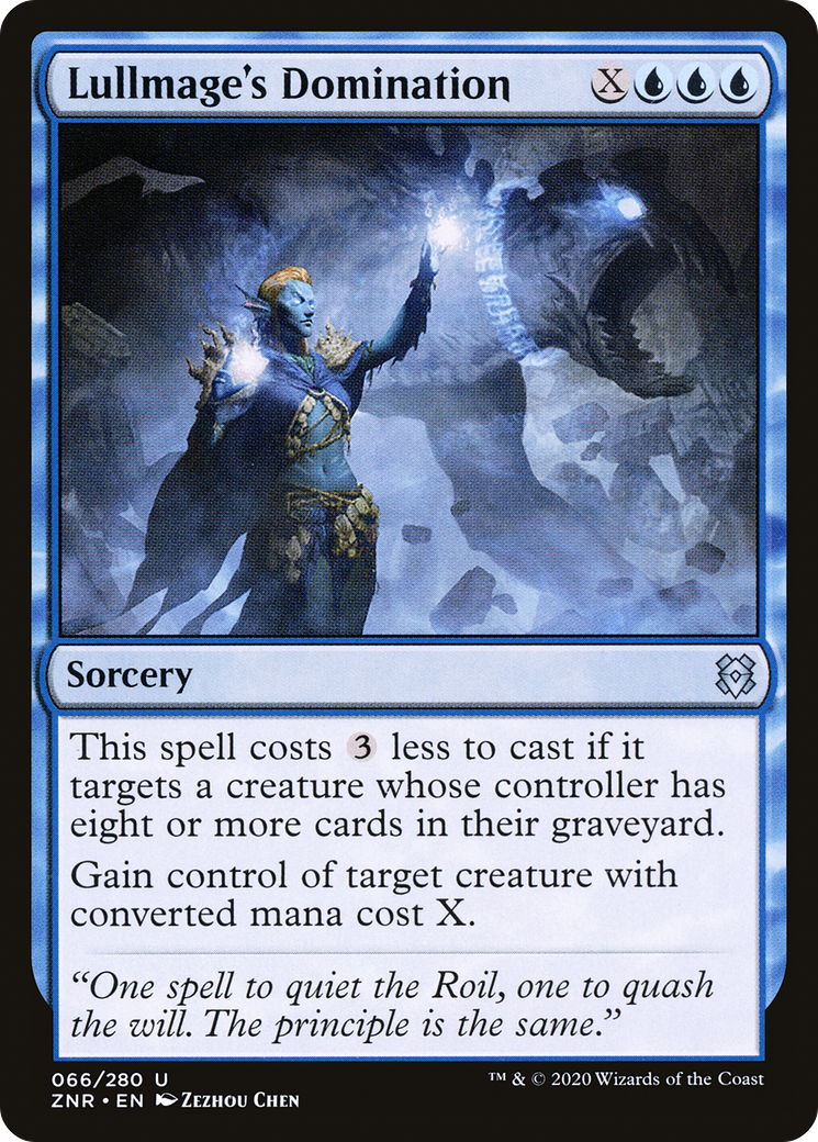 Lullmage's Domination (ZNR-066) - Zendikar Rising Foil