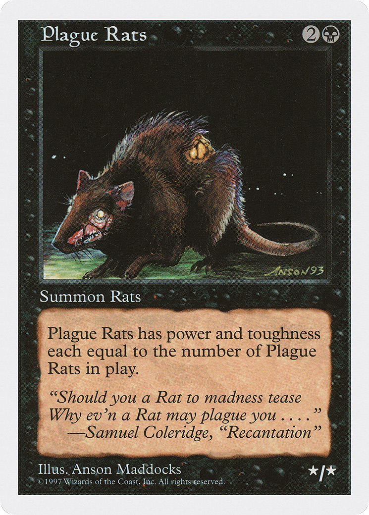 Plague Rats (5ED-) - Fifth Edition