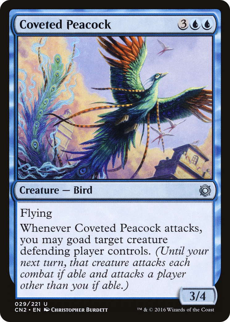 Coveted Peacock (CN2-029) - Conspiracy: Take the Crown Foil