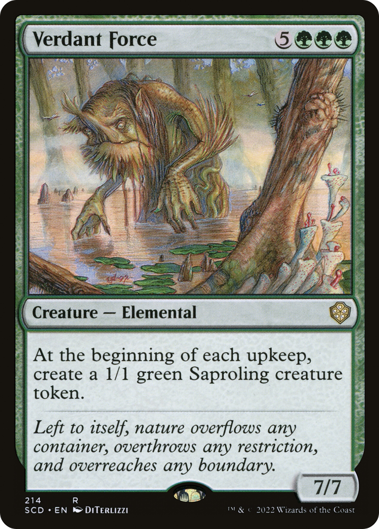 Verdant Force (SCD-214) - Starter Commander Decks