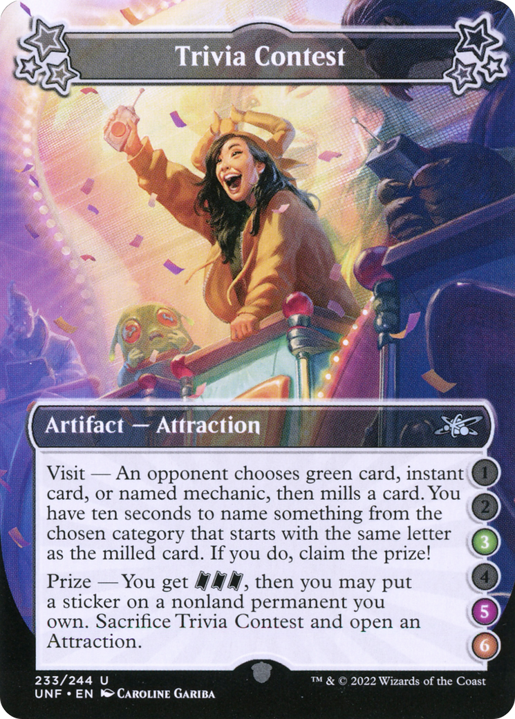 Trivia Contest (3-5-6) (UNF-233) - Unfinity Foil
