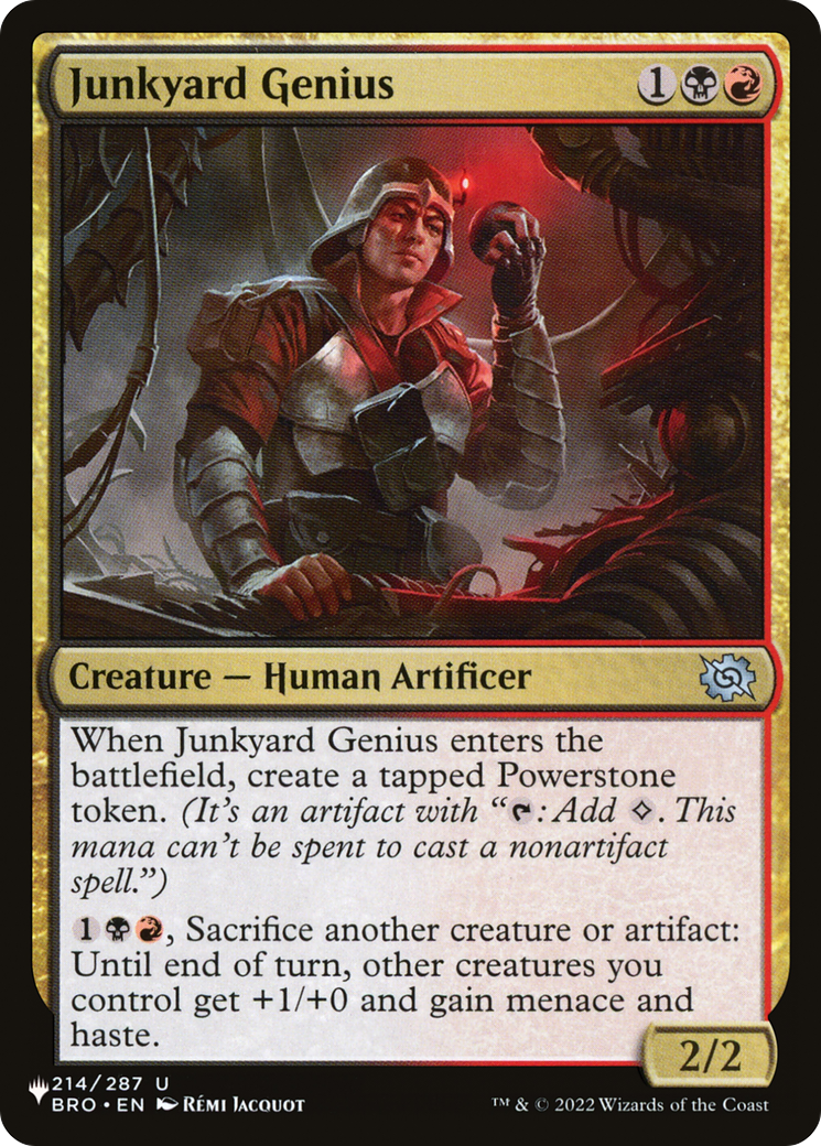 Junkyard Genius (LIST-214/012) - The List