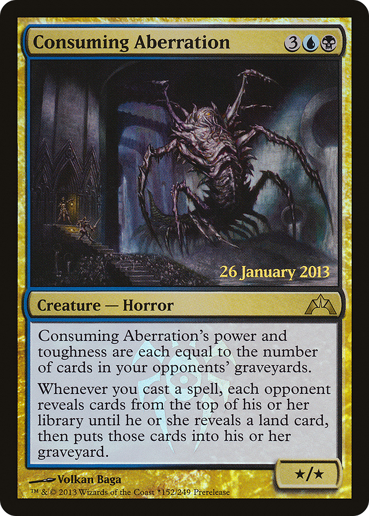 Consuming Aberration (PRE-152) - Gatecrash Promos Foil