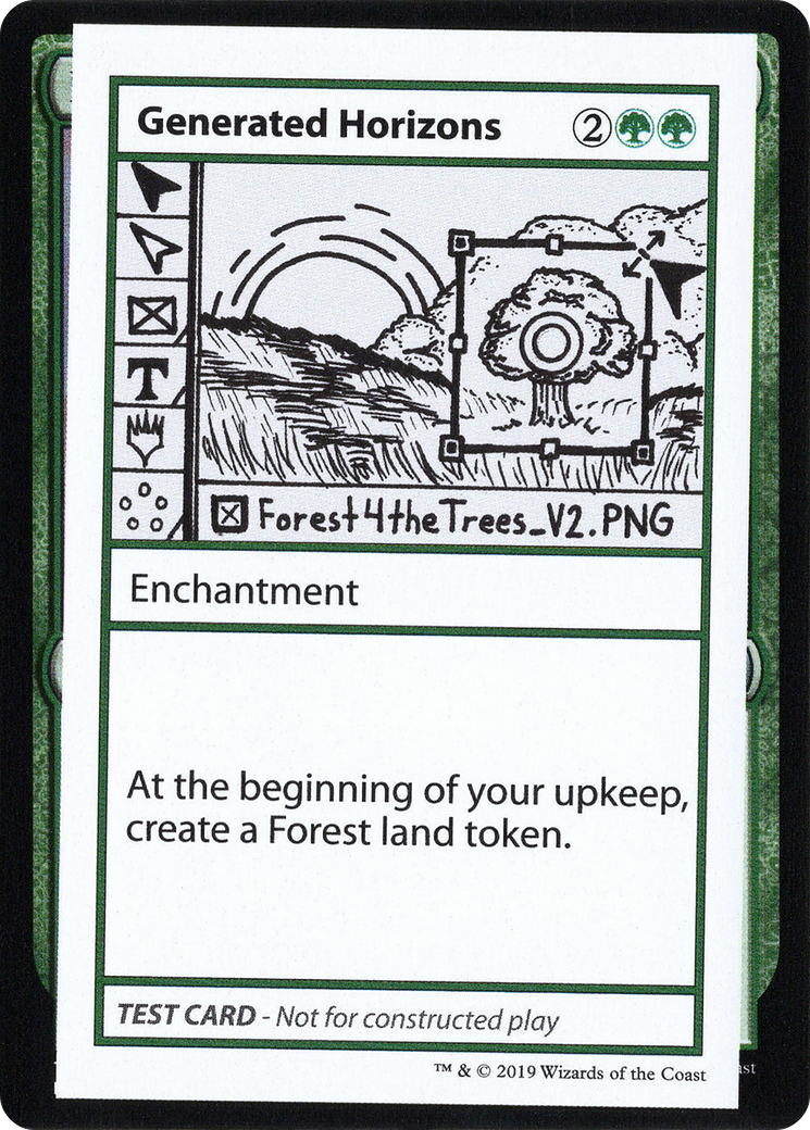 Generated Horizons (No PW Symbol) (CMB1-075) - Mystery Booster Playtest Cards 2021
