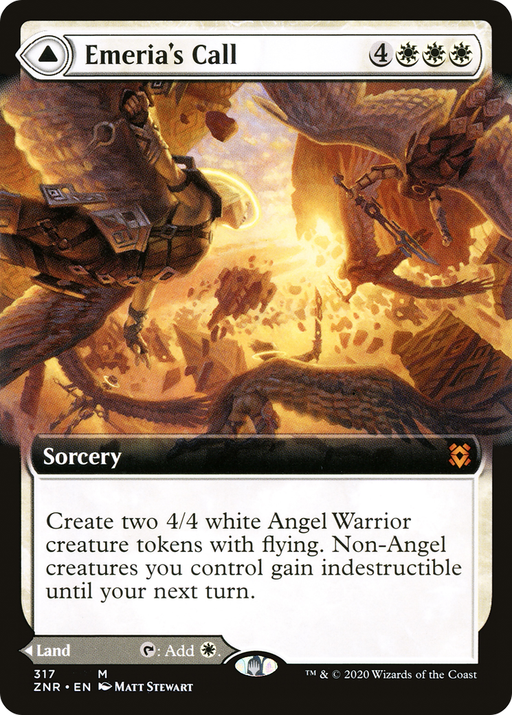 Emeria's Call (Extended Art) (ZNR-317) - Zendikar Rising: (Extended Art) Foil