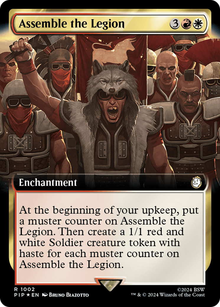 Assemble the Legion (Extended Art) (Surge Foil) (PIP-1002) - Fallout: (Extended Art) Foil