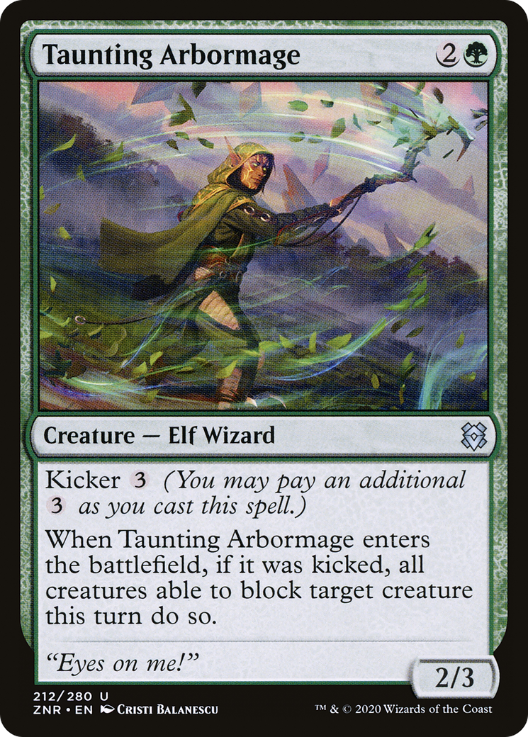 Taunting Arbormage (ZNR-212) - Zendikar Rising Foil