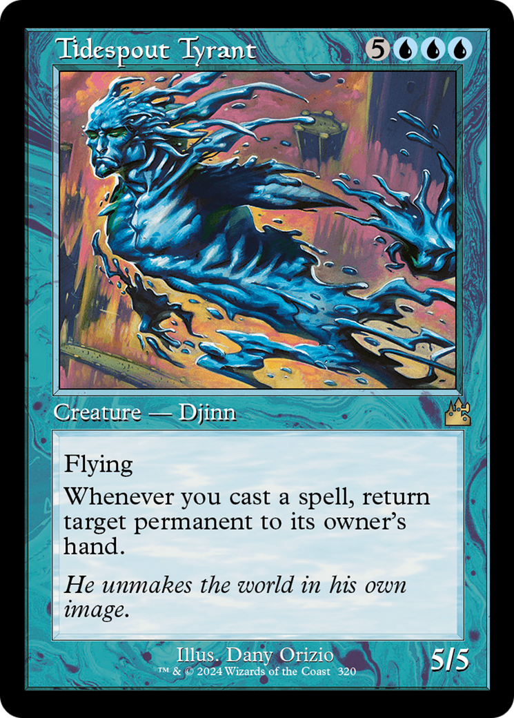 Tidespout Tyrant (Retro Frame) (RVR-320) - Ravnica Remastered Foil