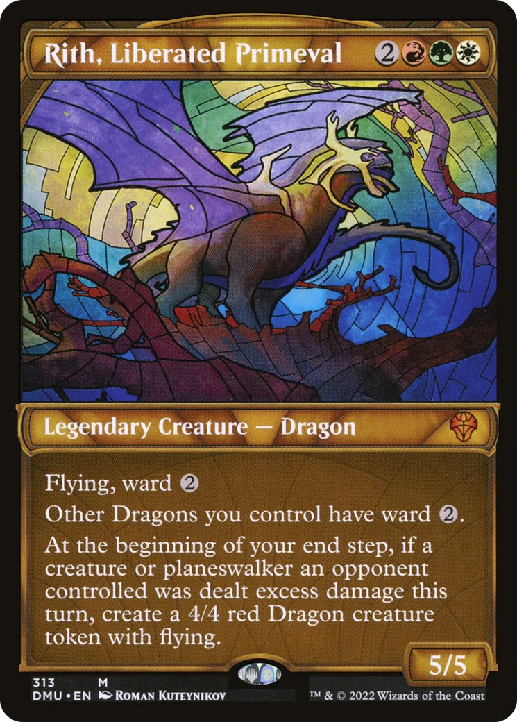 Rith, Liberated Primeval (Showcase) (DMU-313) - Dominaria United: (Showcase) Foil