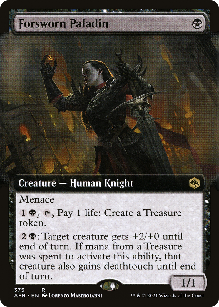 Forsworn Paladin (Extended Art) (AFR-375) - Adventures in the Forgotten Realms: (Extended Art)