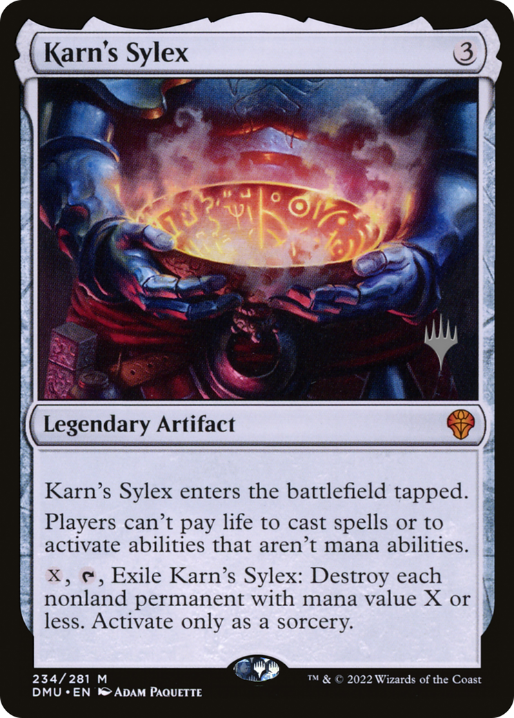 Karn's Sylex (PPDMU-234) - Dominaria United Promos
