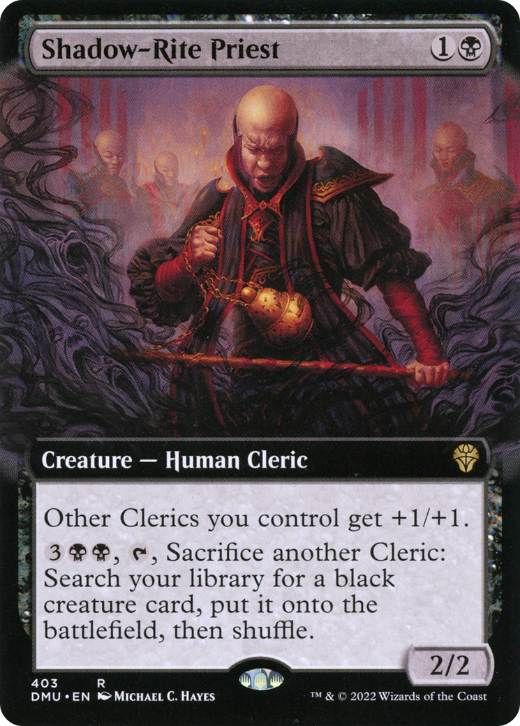 Shadow-Rite Priest (Extended Art) (DMU-403) - Dominaria United: (Extended Art) Foil