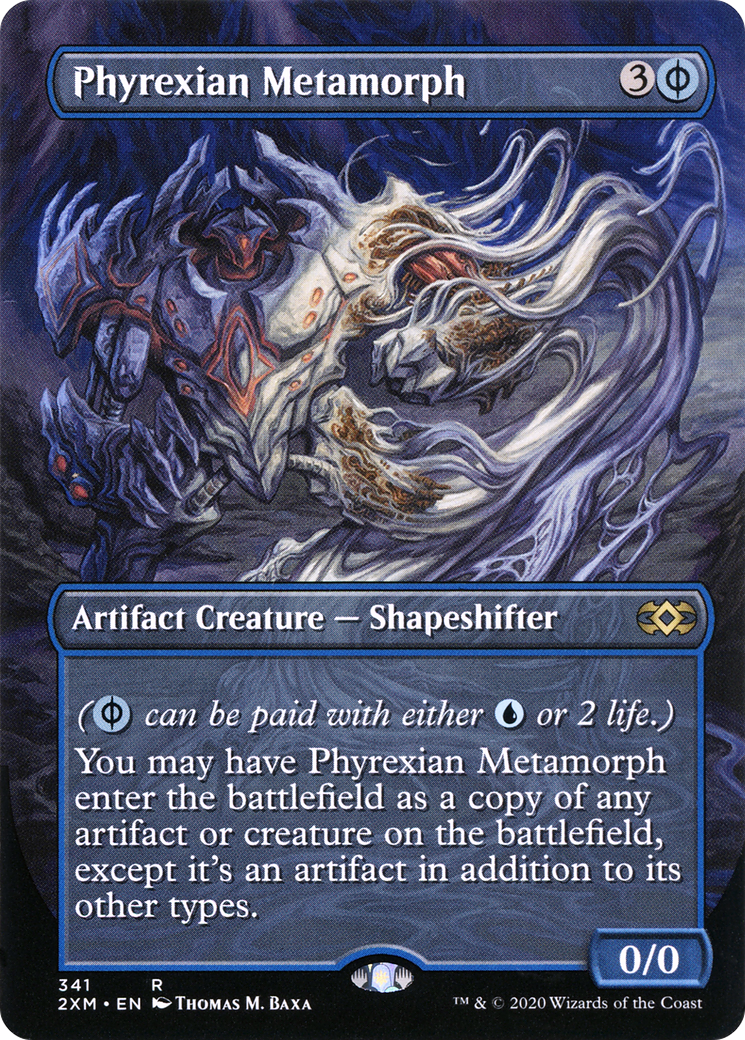 Phyrexian Metamorph (Borderless) (2XM-341) - Double Masters (Borderless) Foil