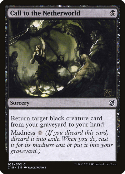 Call to the Netherworld (C19-108) - Commander 2019