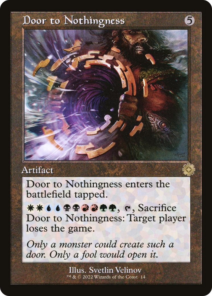 Door to Nothingness (BRR-014) - The Brothers' War Retro Artifacts Foil