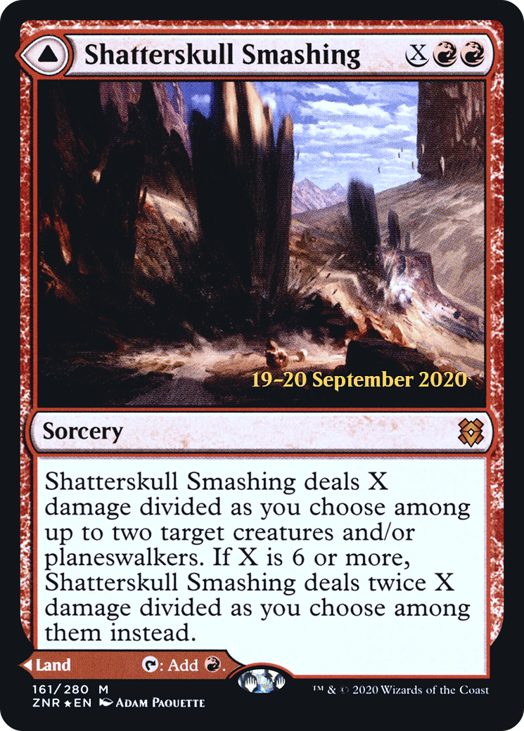 Shatterskull Smashing (PRE-161) - Zendikar Rising Promos Foil