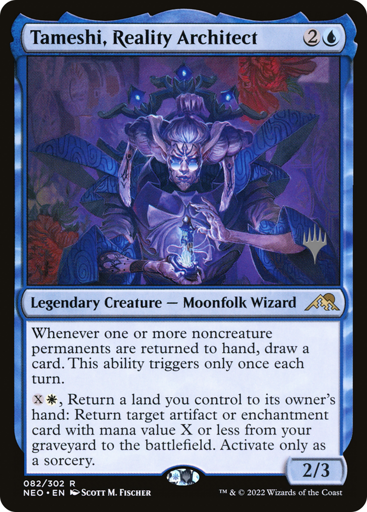 Tameshi, Reality Architect (PPNEO-082) - Kamigawa: Neon Dynasty Promos