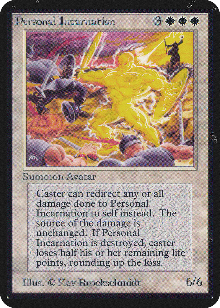 Personal Incarnation (LEA-) - Limited Edition Alpha