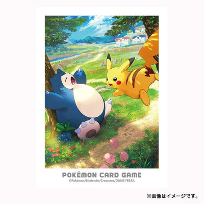 Card Sleeves - Kanto's Adventure: Pikachu & Snorlax (64-Pack)