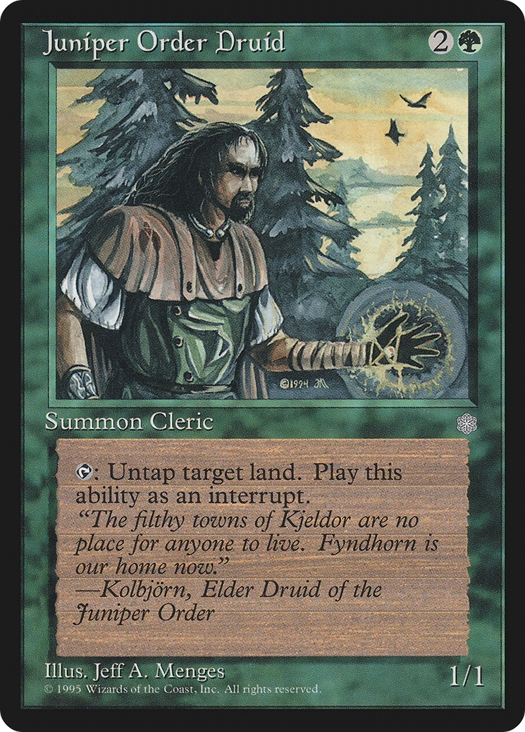Juniper Order Druid (ICE-) - Ice Age