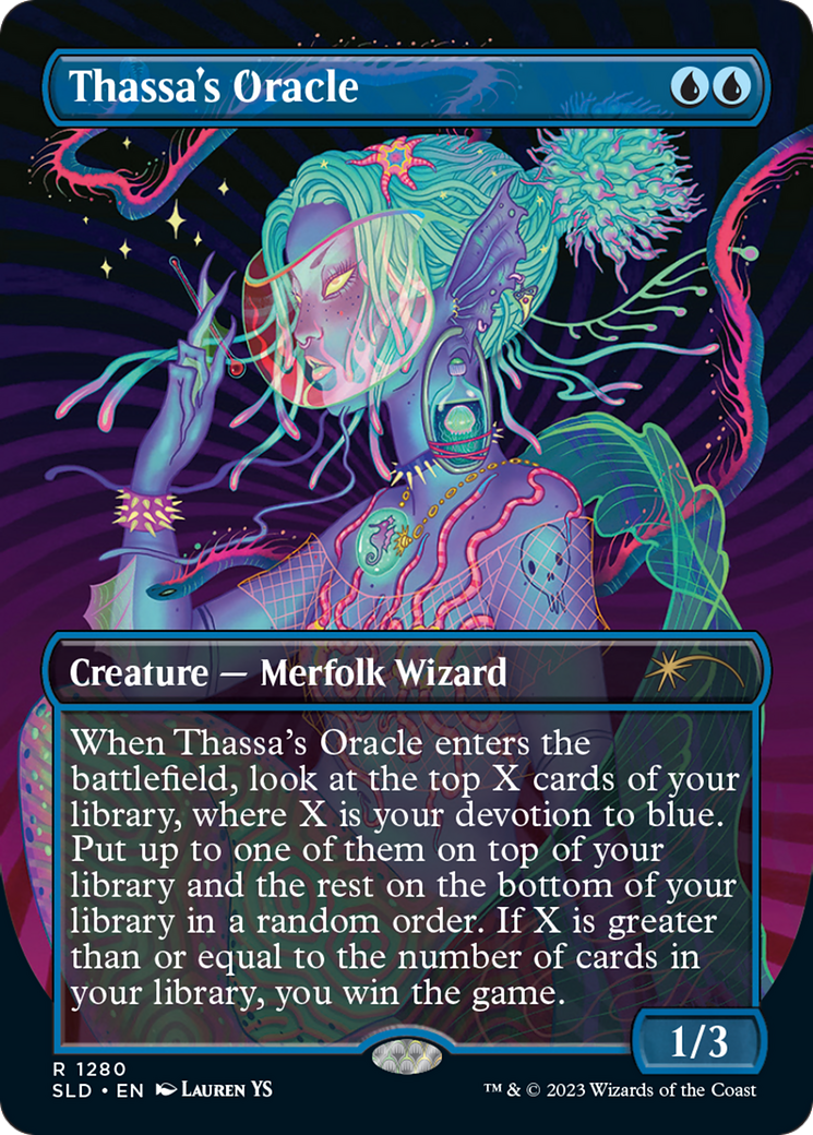 Thassa's Oracle (SLD-1280) - Secret Lair Drop (Borderless) Foil