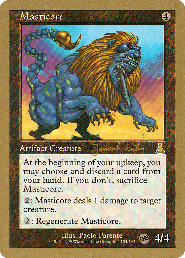 Masticore - 2000 Janosch Kuhn (UDS) (SB) (WCD-) - World Championship Decks 2000