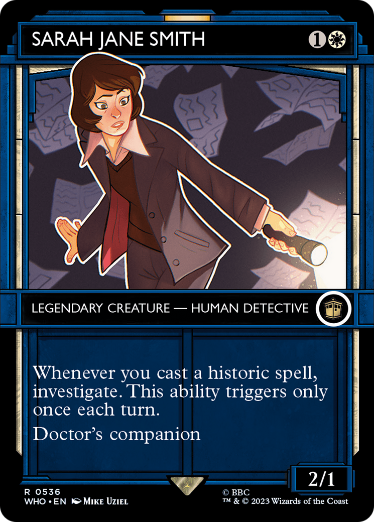 Sarah Jane Smith (Showcase) (WHO-536) - Doctor Who: (Showcase) (Borderless) Foil