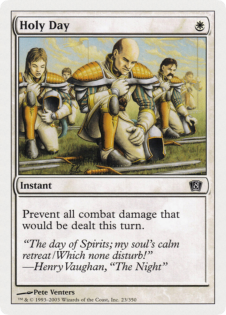 Holy Day (8ED-023) - 8th Edition Foil