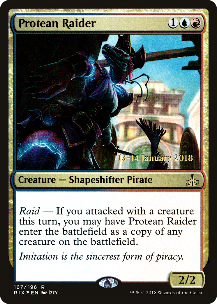 Protean Raider (PRE-167) - Rivals of Ixalan Promos Foil