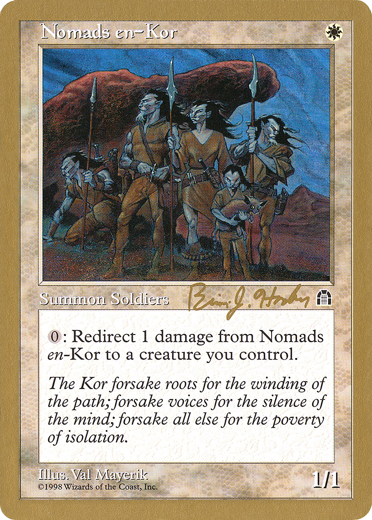 Nomads en-Kor - 1998 Brian Hacker (STH) (WCD-) - World Championship Decks 1998