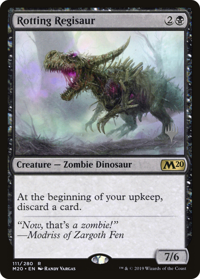 Rotting Regisaur (Promo Pack) [Core Set 2020 Promos]