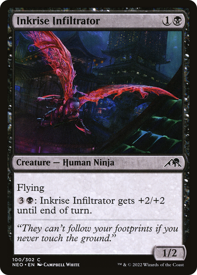 Inkrise Infiltrator (NEO-100) - Kamigawa: Neon Dynasty Foil