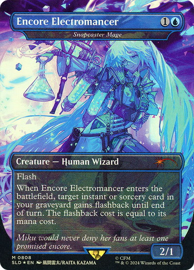 Encore Electromancer - Snapcaster Mage [Secret Lair Drop Series]