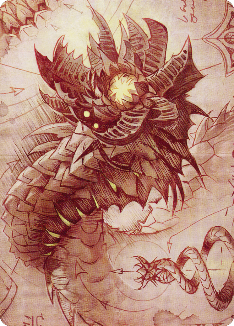 Wurmcoil Engine // Wurmcoil Engine (ABRO-081) - The Brothers' War Art Series (Borderless) Foil