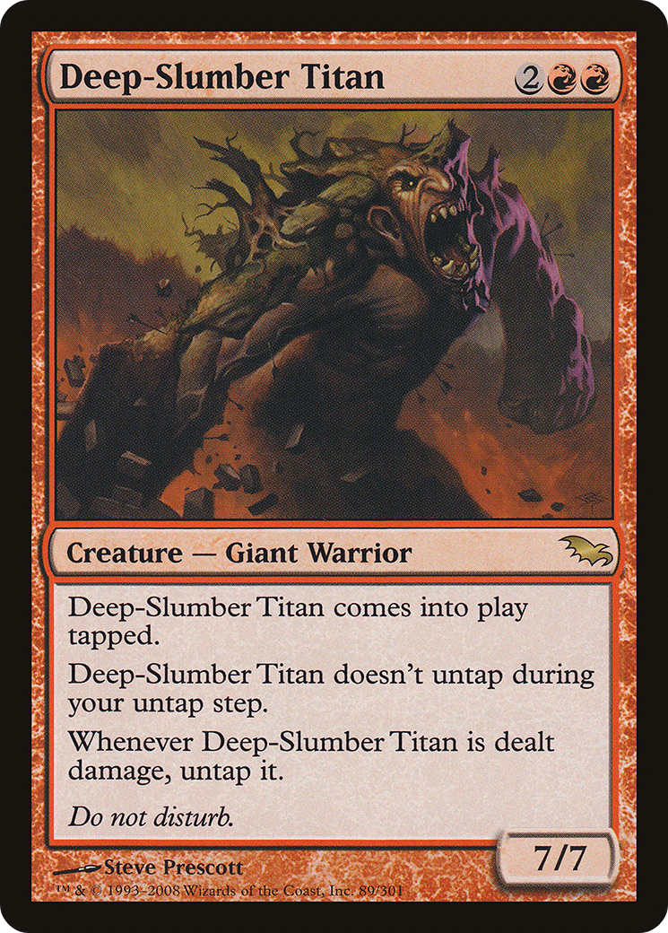 Deep-Slumber Titan (SHM-089) - Shadowmoor