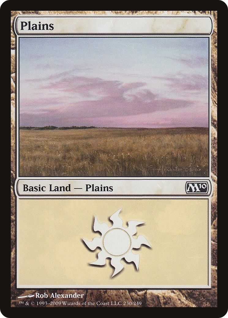 Plains (230) (M10-230) - Magic 2010 Foil