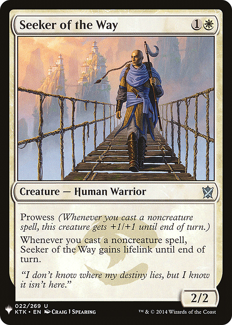 Seeker of the Way (LIST-KTK-22) - The List