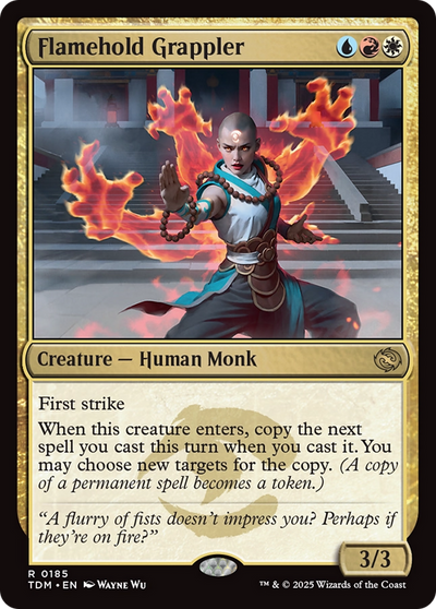 Flamehold Grappler (TDM-185) - Tarkir: Dragonstorm Foil