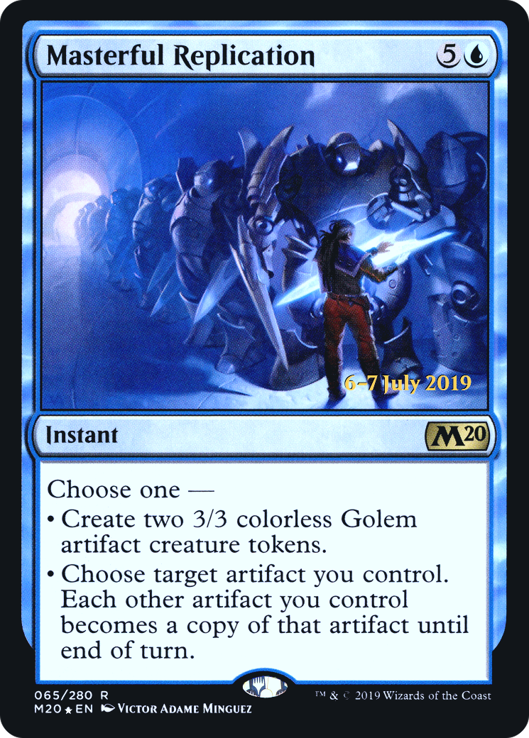 Masterful Replication (PRE-065) - Core Set 2020 Promos Foil
