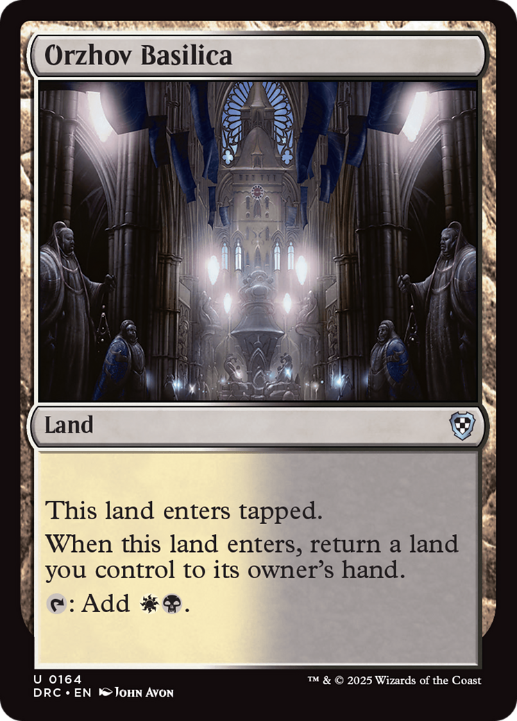 Orzhov Basilica (DRC-164) - Commander: Aetherdrift