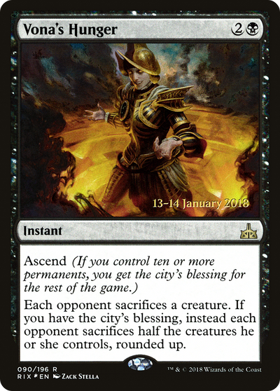 Vona's Hunger [Rivals of Ixalan Prerelease Promos]