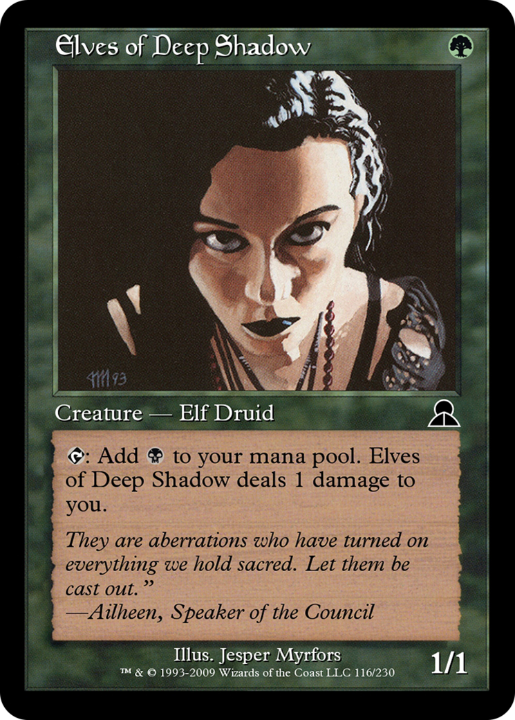Elves of Deep Shadow (ME3-116) - Masters Edition III Foil