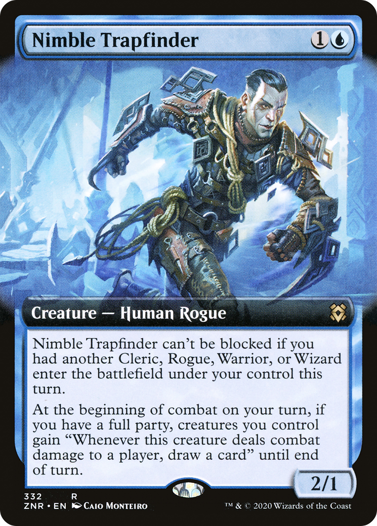 Nimble Trapfinder (Extended Art) (ZNR-332) - Zendikar Rising: (Extended Art)