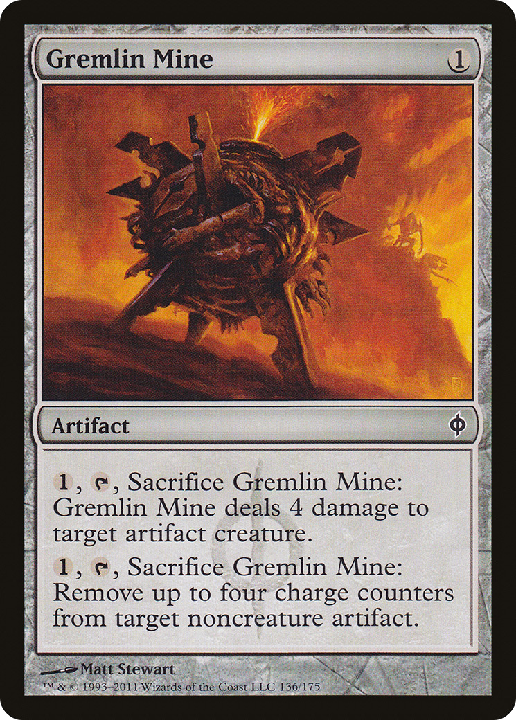 Gremlin Mine (NPH-136) - New Phyrexia Foil