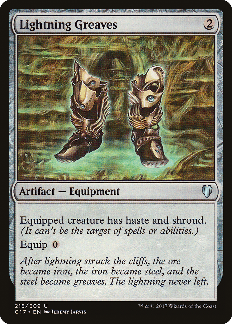 Lightning Greaves (C17-215) - Commander 2017