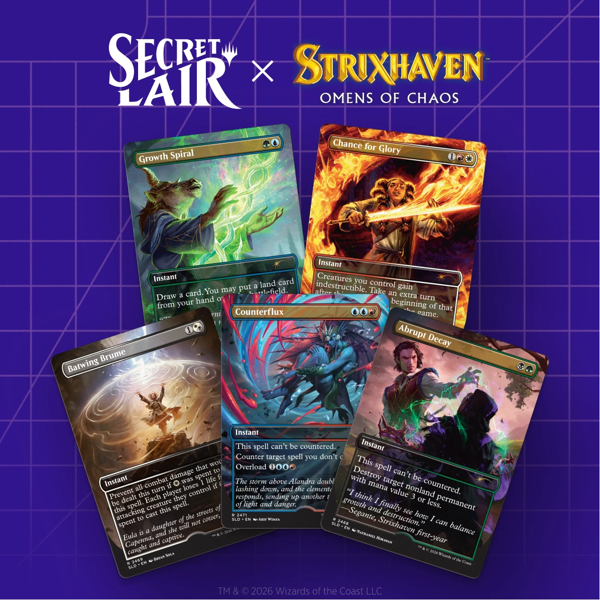 Secret Lair Drop: Omens of Chaos Non-Foil Edition