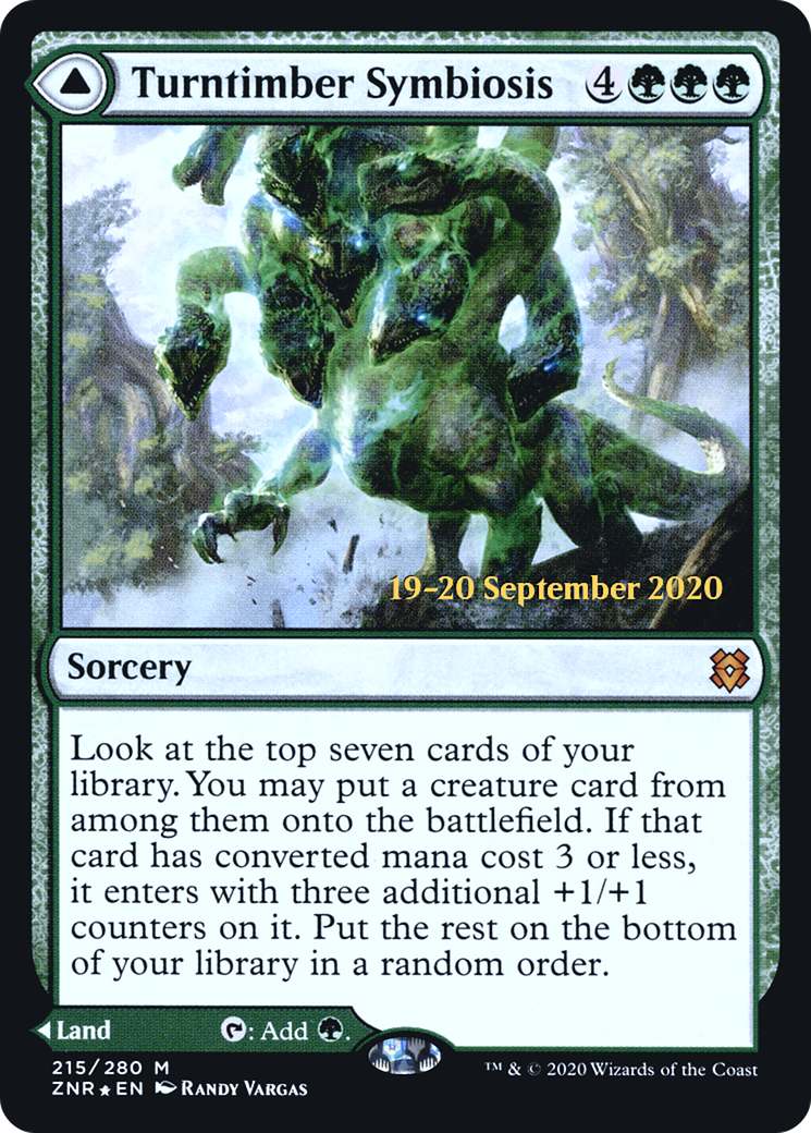Turntimber Symbiosis (PRE-215) - Zendikar Rising Promos Foil